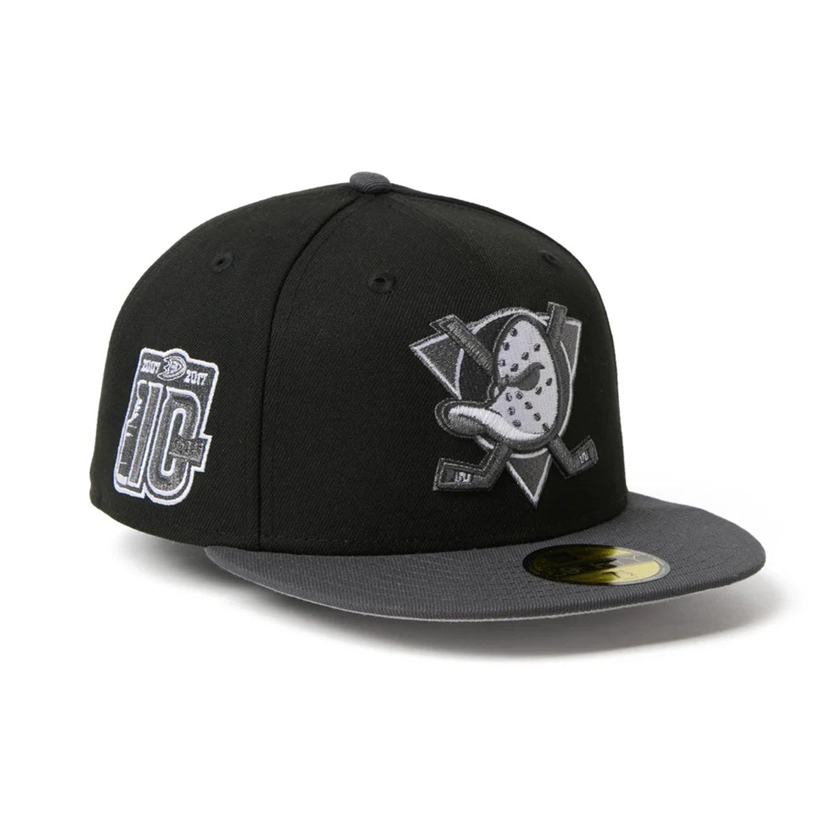 NEW ERA - Anaheim Ducks 59FIFTY NHL BLACK/DARK GRAPHITE【15137396】