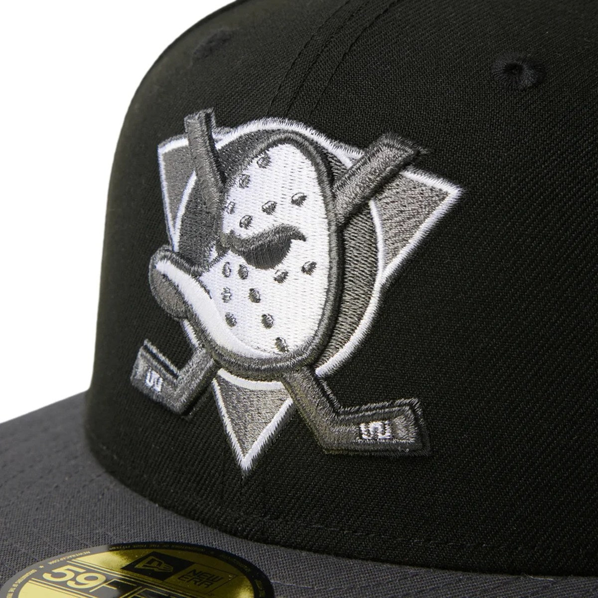 NEW ERA - Anaheim Ducks 59FIFTY NHL BLACK/DARK GRAPHITE【15137396】