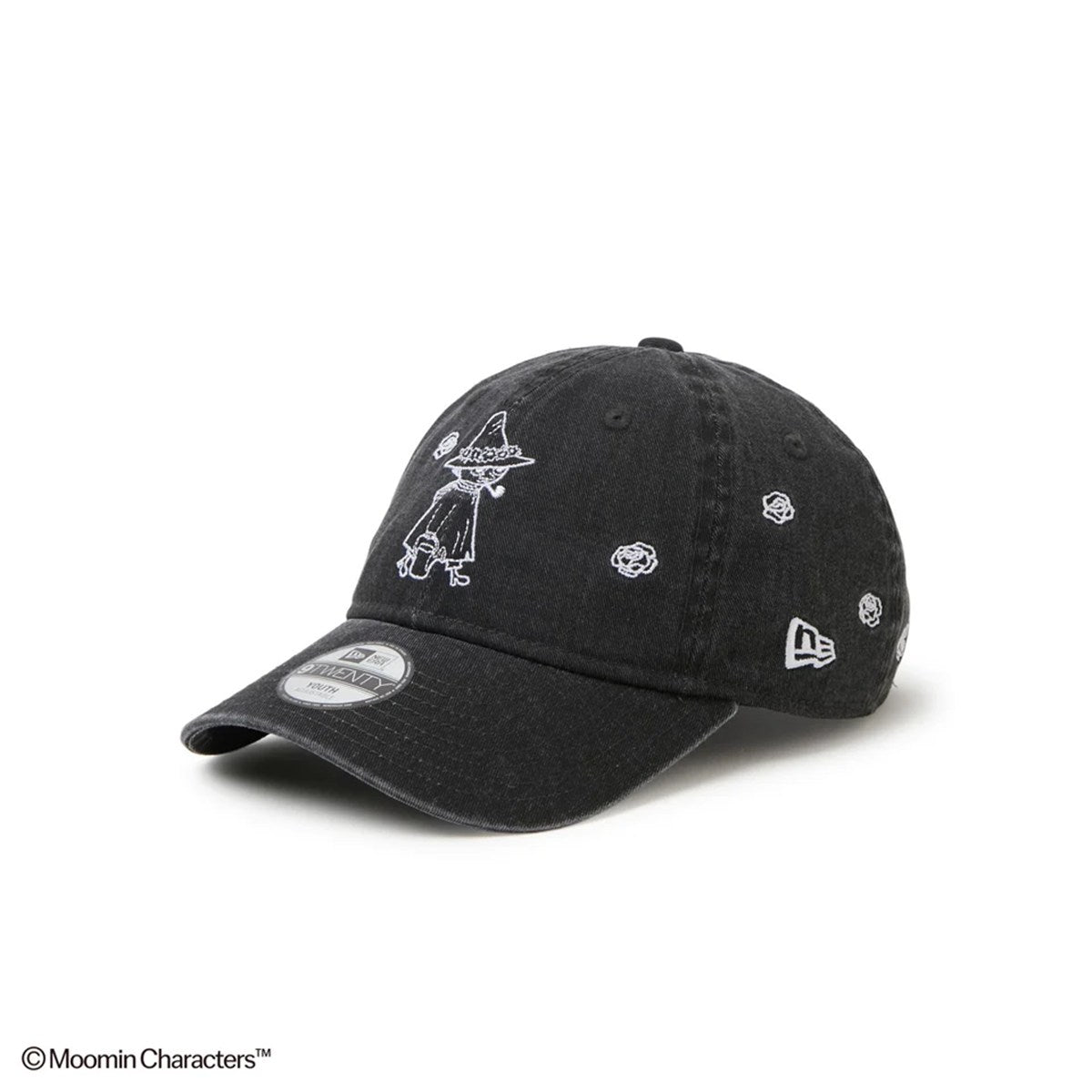 NEW ERA - Youth 9TWENTY Moomin Flower Snufkin ITALIAN WASH BLACK【15154726】