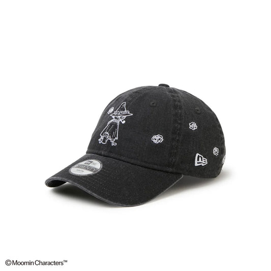 NEW ERA - Youth 9TWENTY Moomin Flower Snufkin ITALIAN WASH BLACK【15154726】