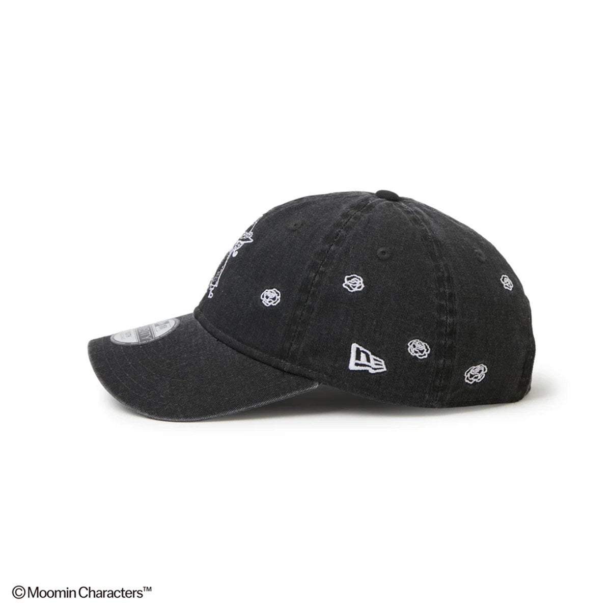 NEW ERA - Youth 9TWENTY Moomin Flower Snufkin ITALIAN WASH BLACK【15154726】