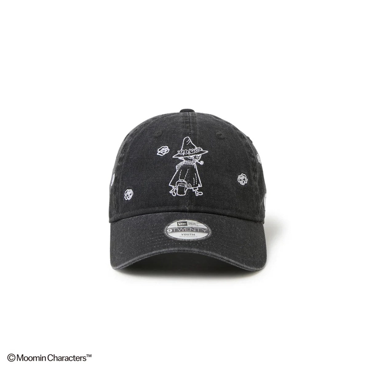 NEW ERA - Youth 9TWENTY Moomin Flower Snufkin ITALIAN WASH BLACK【15154726】