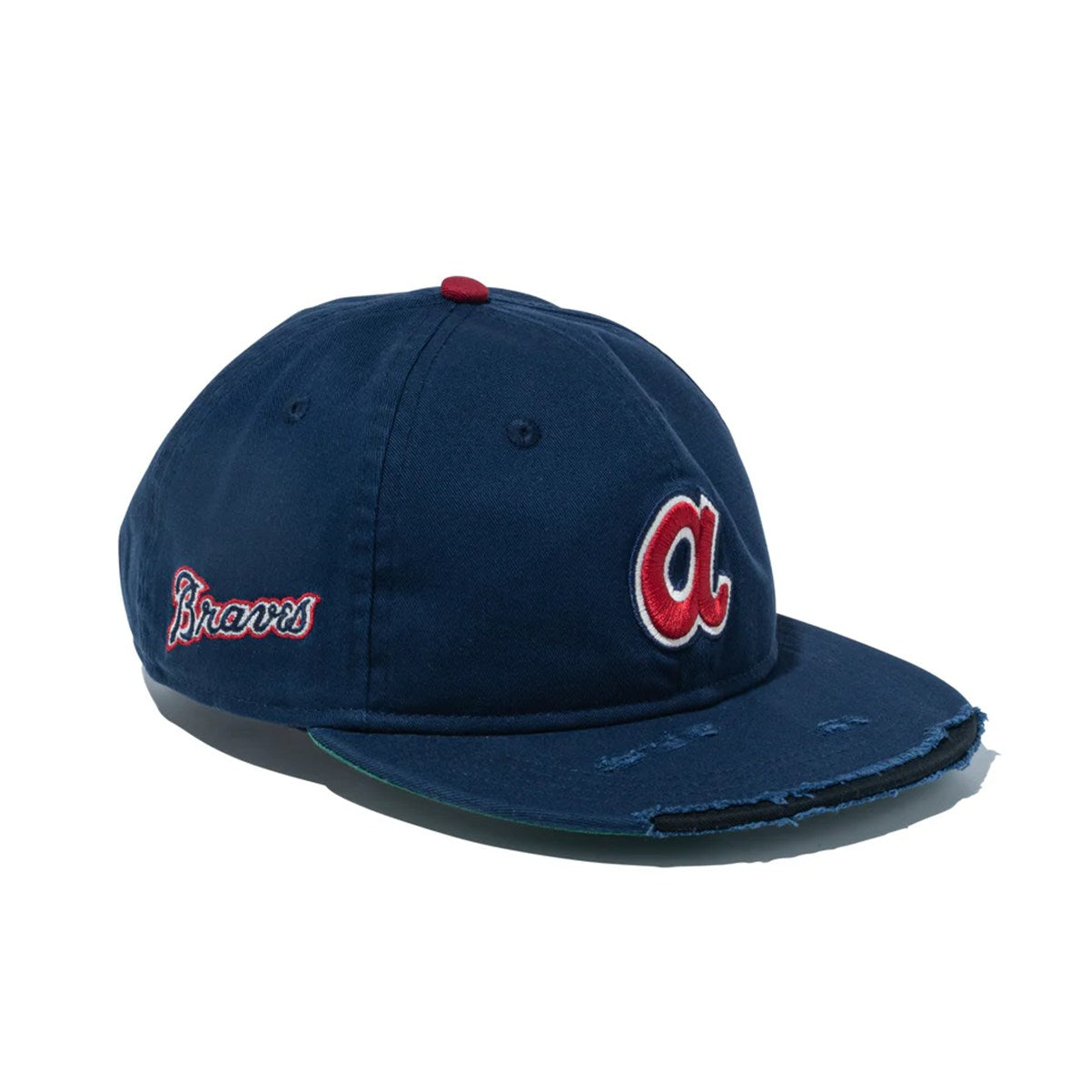 NEW ERA - Atlanta Braves RC 9FIFTY Flat Visor All Star Game Host City Damaged OSEANSIDE BLUE 【15164790】