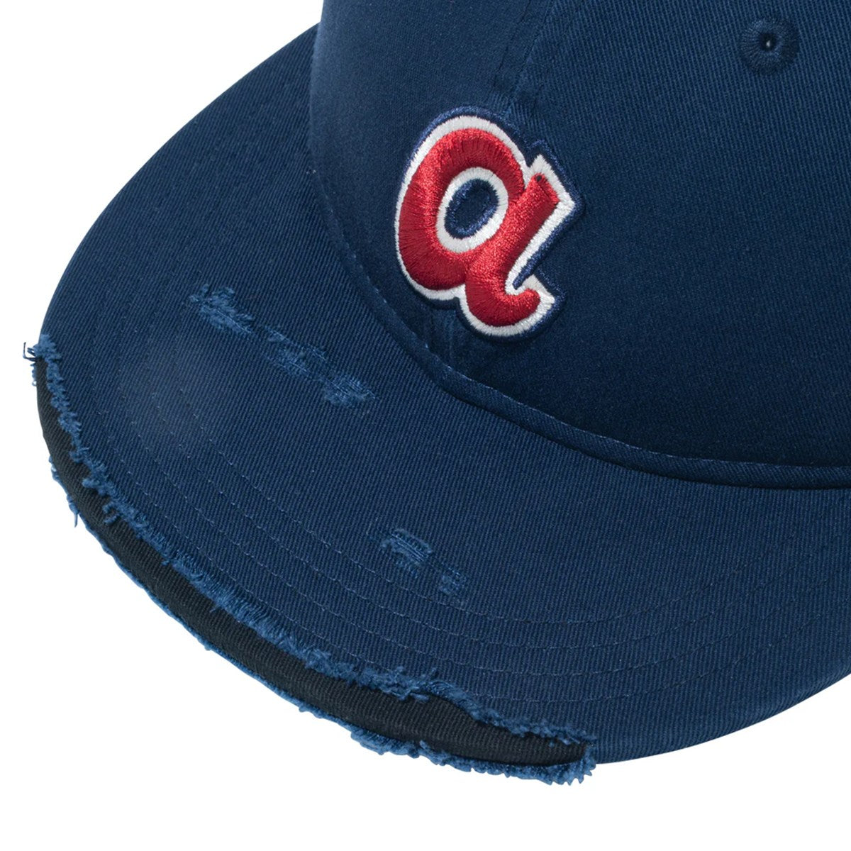 NEW ERA - Atlanta Braves RC 9FIFTY Flat Visor All Star Game Host City Damaged OSEANSIDE BLUE 【15164790】
