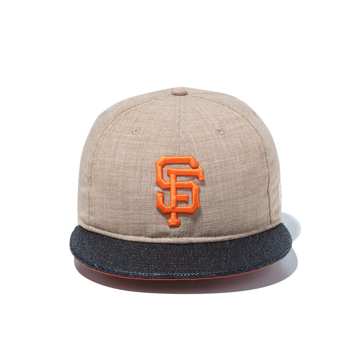 NEW ERA - San Francisco Giants 59FIFTY Soft Buckram Paper Visor BEIGE/BLACK【15164988】