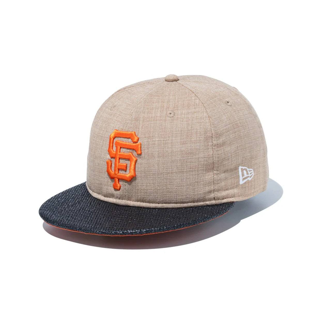 NEW ERA - San Francisco Giants 59FIFTY Soft Buckram Paper Visor BEIGE/BLACK【15164988】