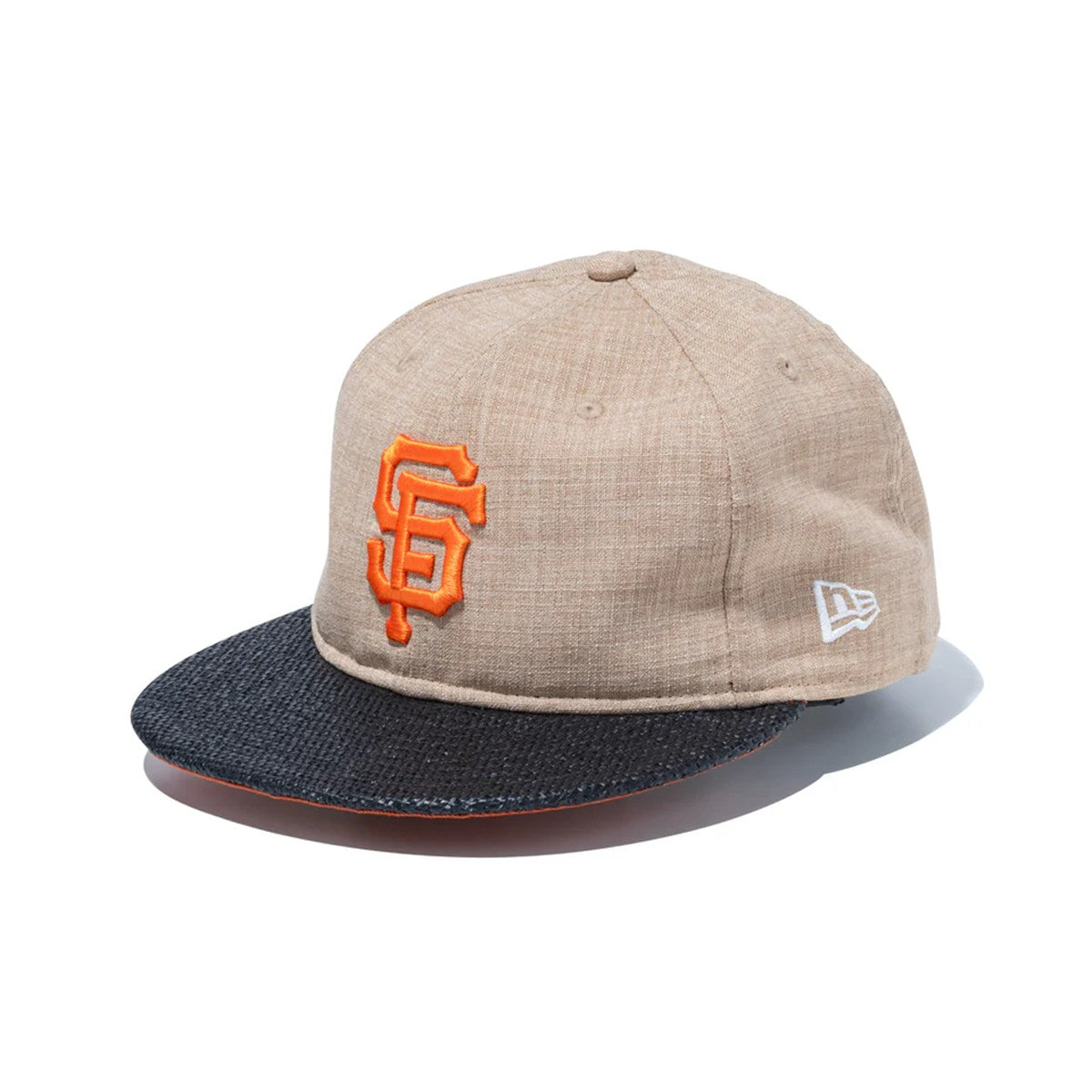 NEW ERA - San Francisco Giants 59FIFTY Soft Buckram Paper Visor BEIGE/BLACK【15164988】
