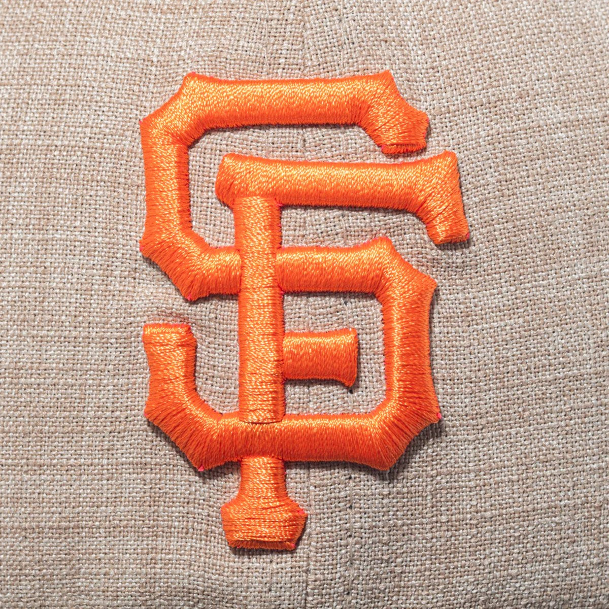 NEW ERA - San Francisco Giants 59FIFTY Soft Buckram Paper Visor BEIGE/BLACK【15164988】
