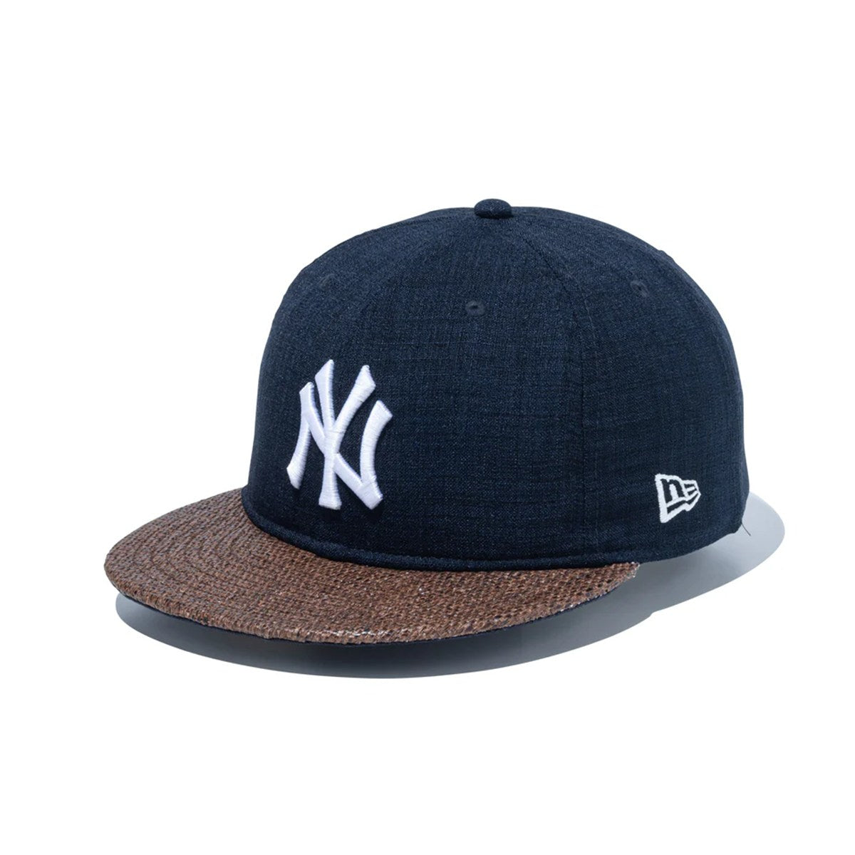 NEW ERA - New York Yankees 59FIFTY Soft Buckram Paper Visor NAVY/BROWN【15164990】