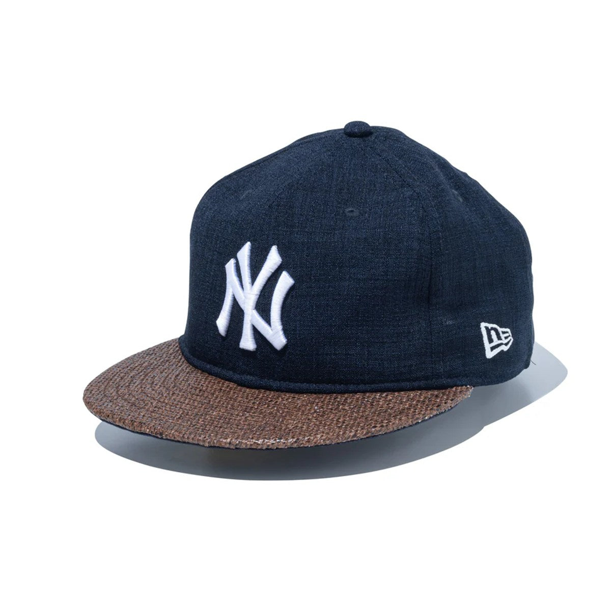 NEW ERA - New York Yankees 59FIFTY Soft Buckram Paper Visor NAVY/BROWN【15164990】