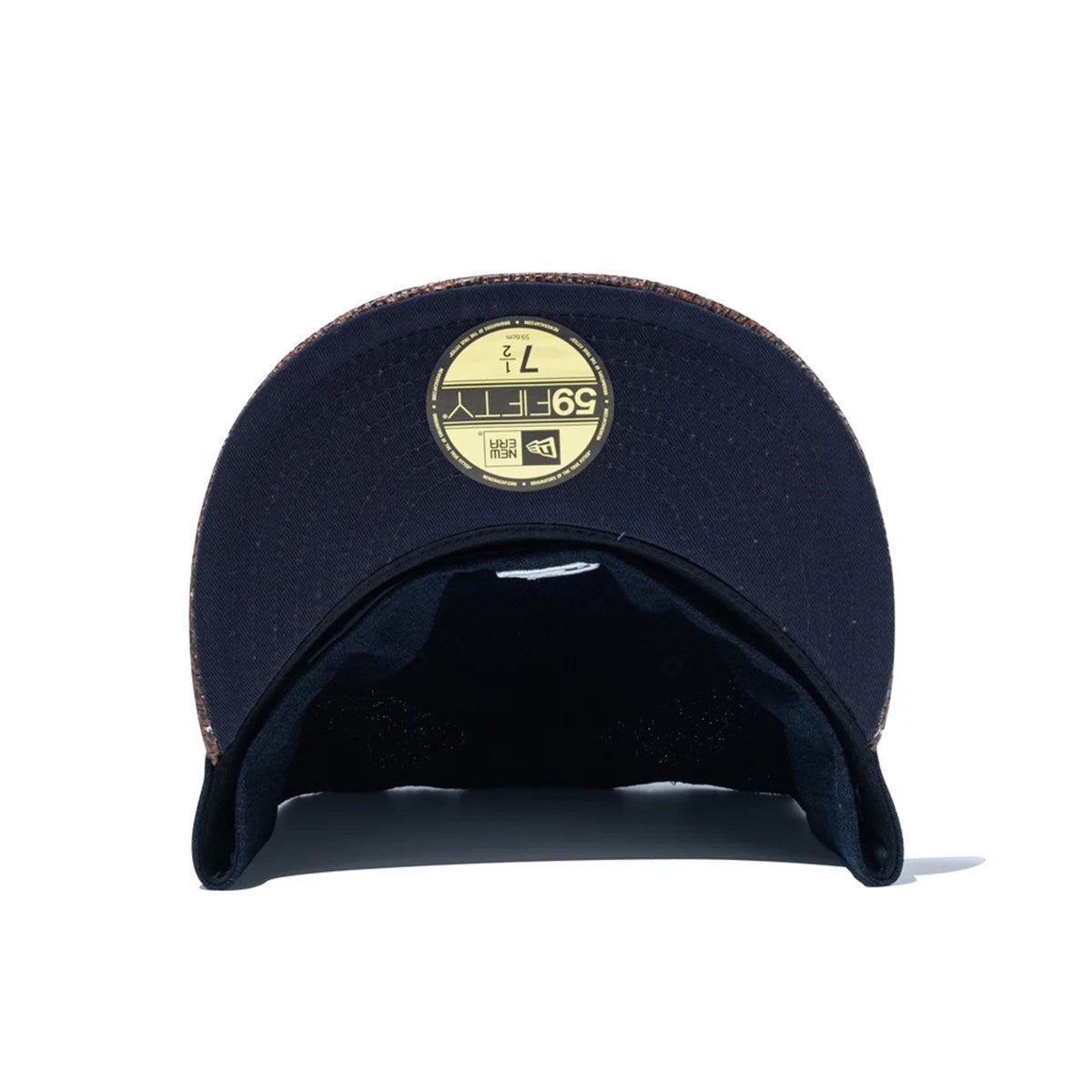 NEW ERA - New York Yankees 59FIFTY Soft Buckram Paper Visor NAVY/BROWN【15164990】