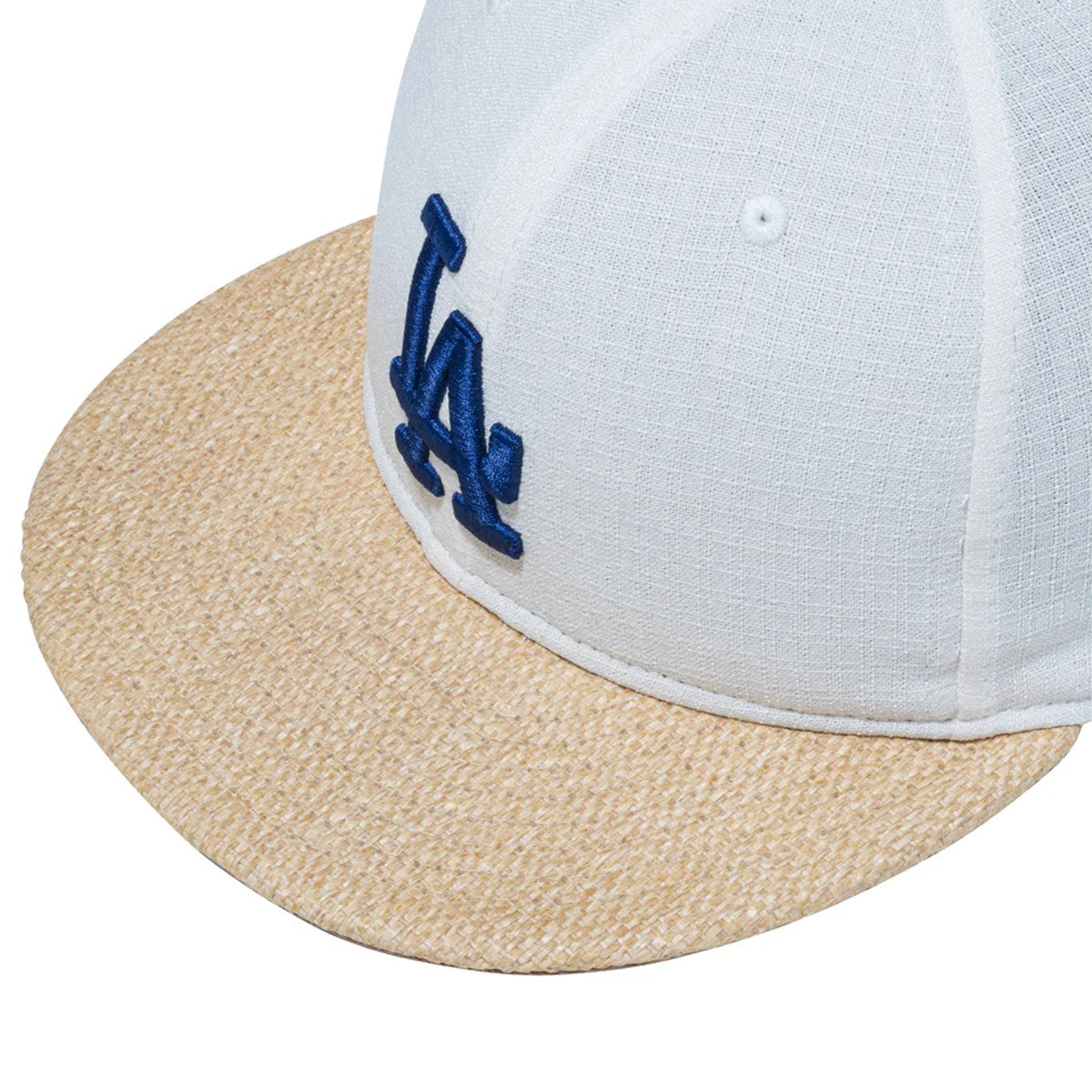 NEW ERA - Los Angeles Dodgers 59FIFTY Soft Buckram Paper Visor OFF WHITE/NATURAL【15164993】