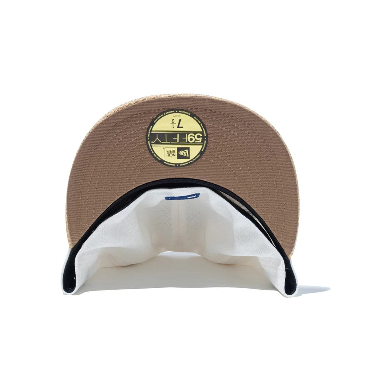 NEW ERA - Los Angeles Dodgers 59FIFTY Soft Buckram Paper Visor OFF WHITE/NATURAL【15164993】