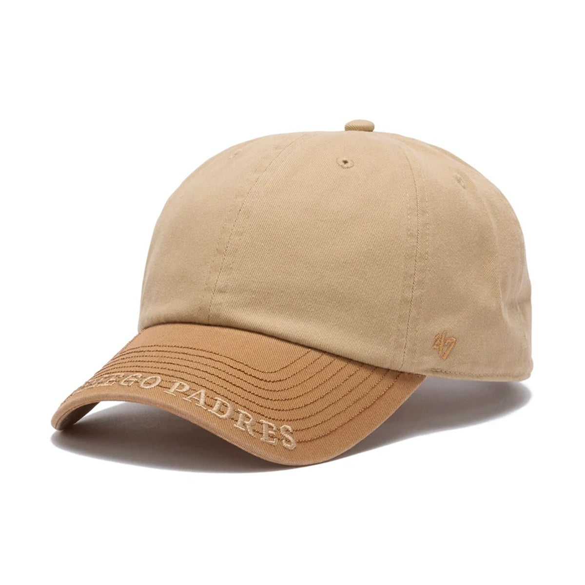 ’47 - San Diego Padres YUKARI HAYASHI Visor Logo CLEAN UP KHAKI/CAMEL【15173400】