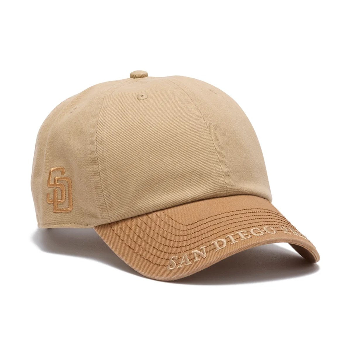 ’47 - San Diego Padres YUKARI HAYASHI Visor Logo CLEAN UP KHAKI/CAMEL【15173400】