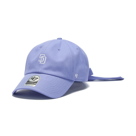 ’47 - San Diego Padres CLEAN UP BOW BACK LAVENDER 【15173404 47A CLP-MLB-SADPAD-BOWBACK-GW-LAV】