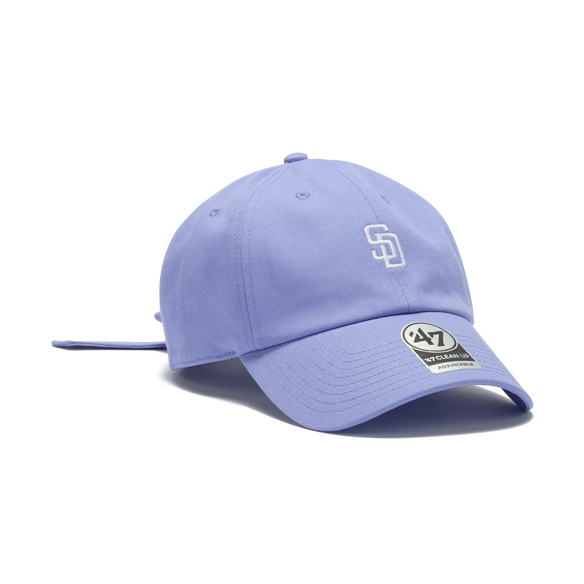 ’47 - San Diego Padres CLEAN UP BOW BACK LAVENDER 【15173404 47A CLP-MLB-SADPAD-BOWBACK-GW-LAV】