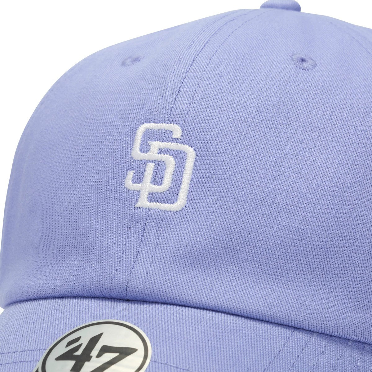 ’47 - San Diego Padres CLEAN UP BOW BACK LAVENDER 【15173404 47A CLP-MLB-SADPAD-BOWBACK-GW-LAV】