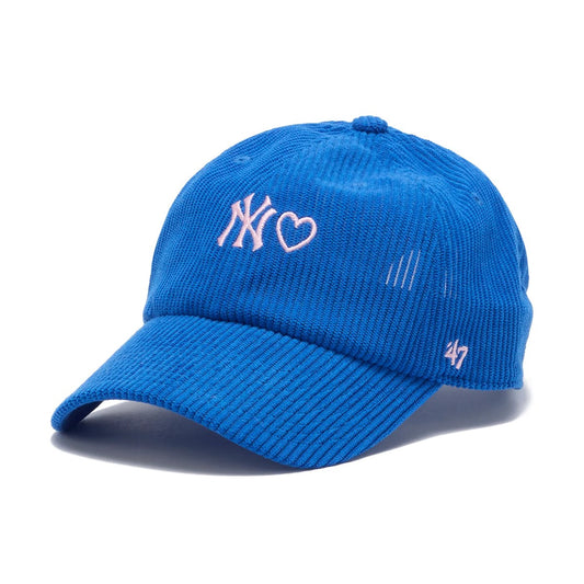 '47 - New York Yankees CLEAN UP WITH HEART CORDUROY MONTEGO/PINK 【15173422】