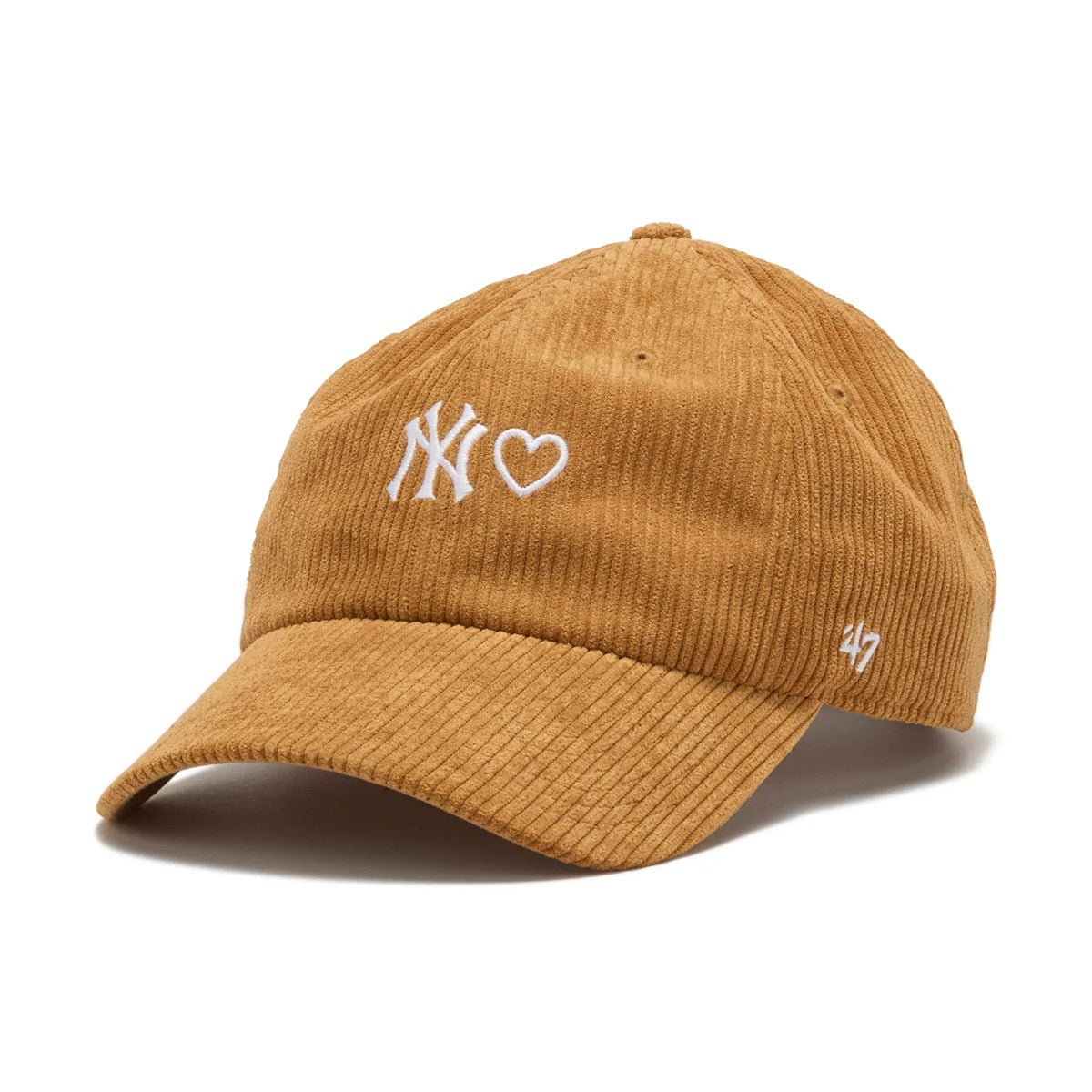 '47 - New York Yankees CLEAN UP WITH HEART CORDUROY CAMEL/WHITE 【15173423】