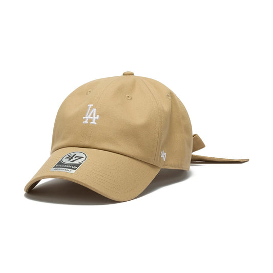 ’47 - Los Angeles Dodgers CLEAN UP BOW BACK KHAKI 【15173438 47A CLP-MLB-LOSDOD-BOWBACK-GW-KHA】