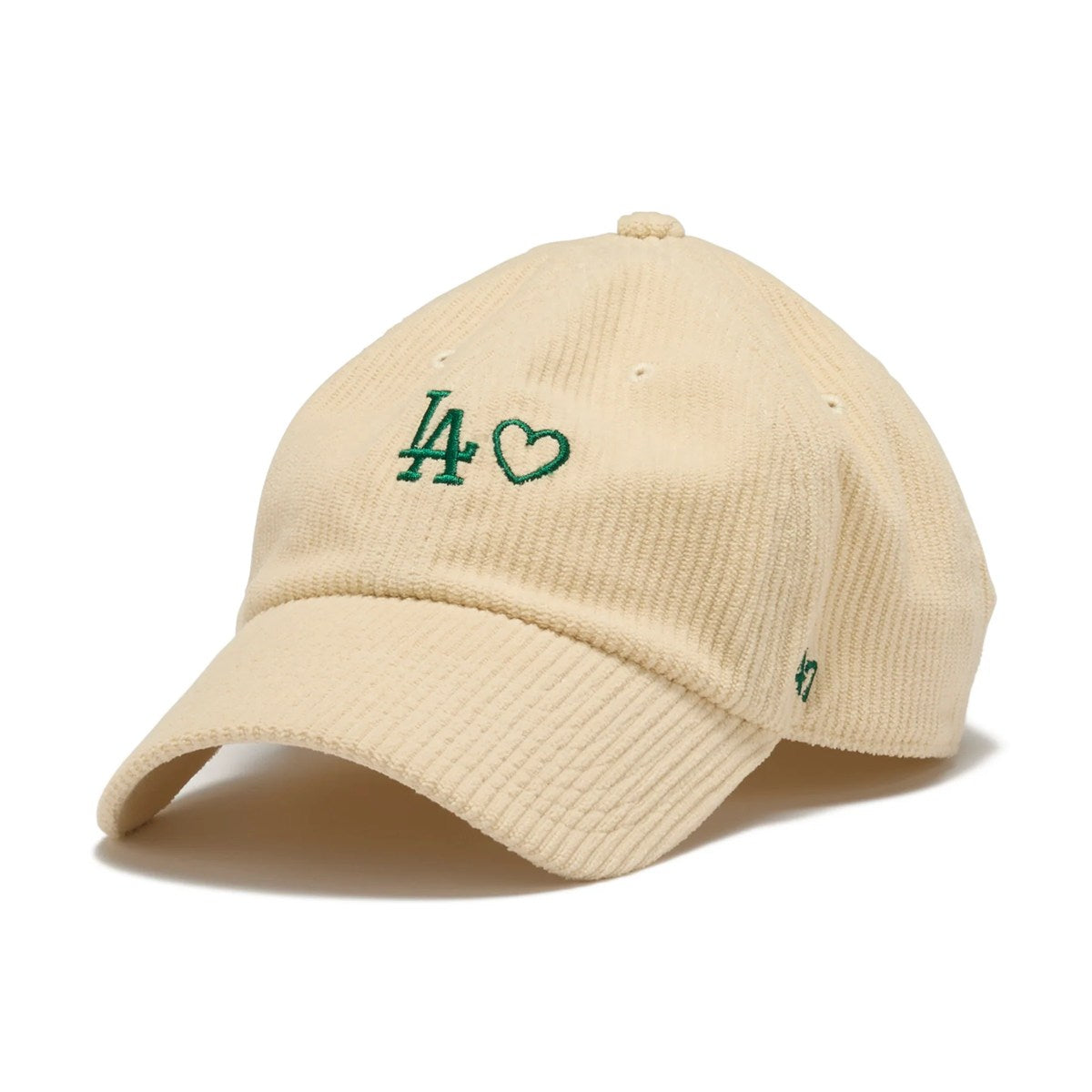 '47 - Los Angeles Dodgers CLEAN UP WITH HEART CORDUROY NATURAL EDEN 【15173440】