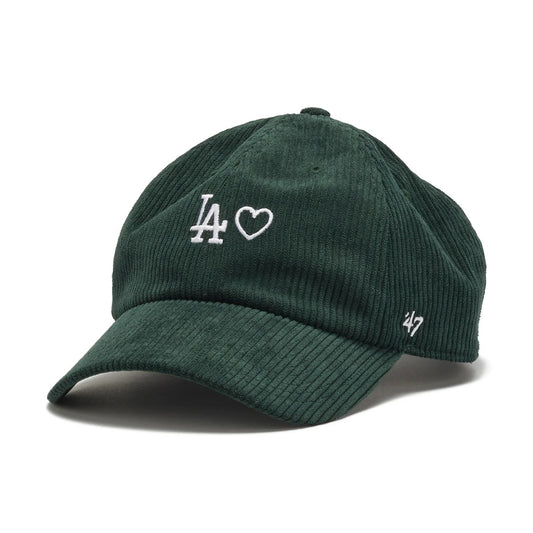'47 - Los Angeles Dodgers CLEAN UP WITH HEART CORDUROY DARK GREEN 【15173441】