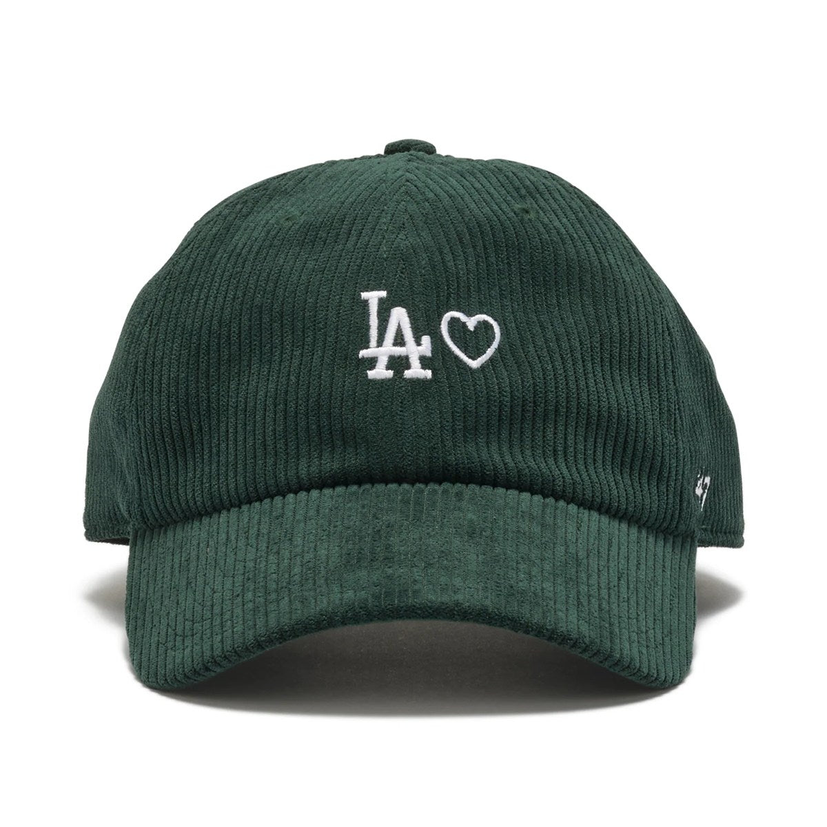 '47 - Los Angeles Dodgers CLEAN UP WITH HEART CORDUROY DARK GREEN 【15173441】