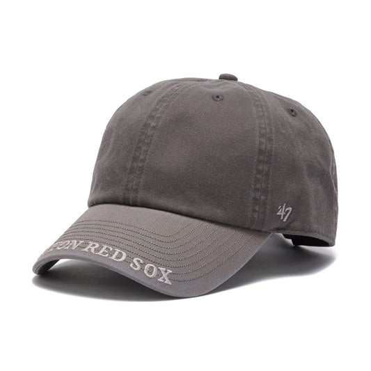 ’47 - Boston Red Sox YUKARI HAYASHI Visor Logo CLEAN UP FRAPHITE/DAEK GRAY【15173446】