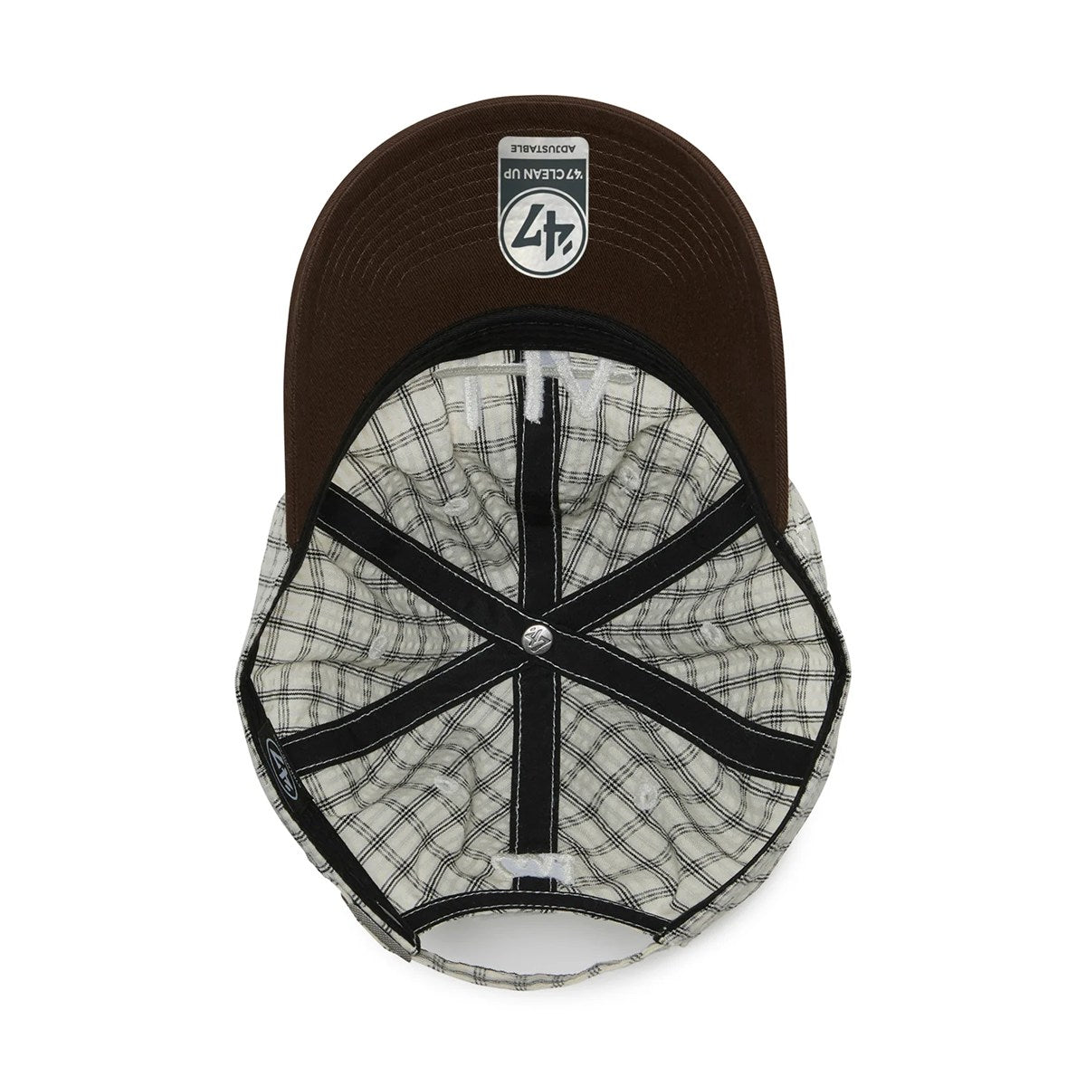 '47 - HIKARI SHIBATA Haim CHECK BROWN/KHAKI 【15173473】