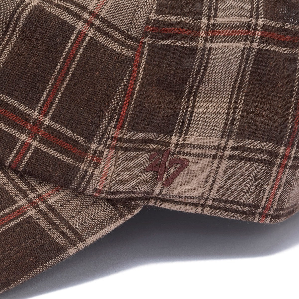 '47 - HIKARI SHIBATA Haim CLEAN UP CHECK BROWN 【15173474】