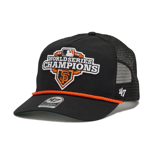 ’47 - San Francisco Giants HITCH COOPERSTOWN MESH BLACK 【15173568 47A BCWS-CHMPH22GWP-BK12】
