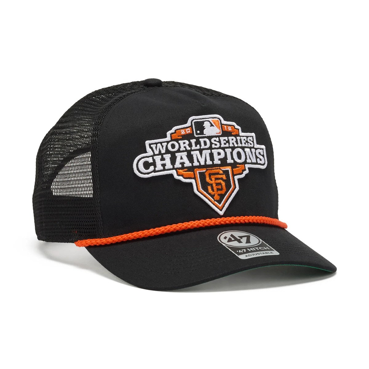 ’47 - San Francisco Giants HITCH COOPERSTOWN MESH BLACK 【15173568 47A BCWS-CHMPH22GWP-BK12】