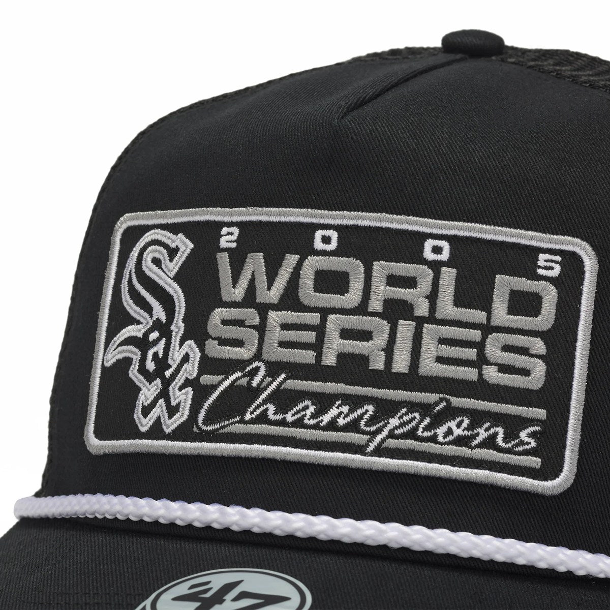’47 - Chicago White Sox HITCH COOPERSTOWN MESH BLACK 【15173572 47A BCWS-CHMPH06GWP-BK05】