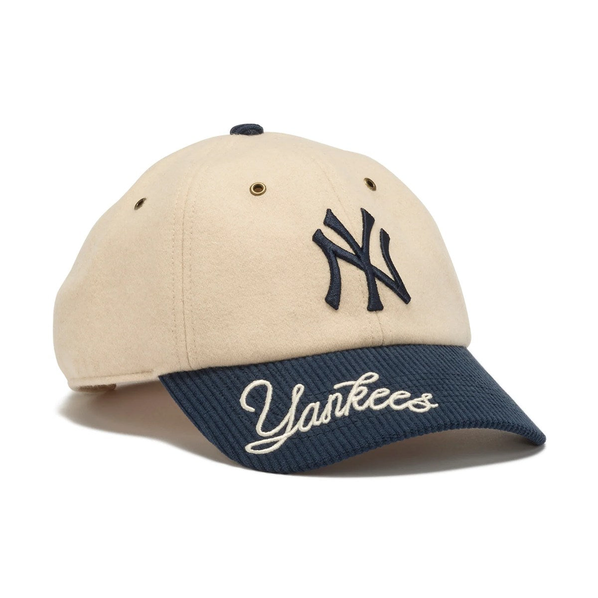 '47 - New York Yankees CLEAN UP ROPE SCRIPT NATURAL/NAVY 【15173599】