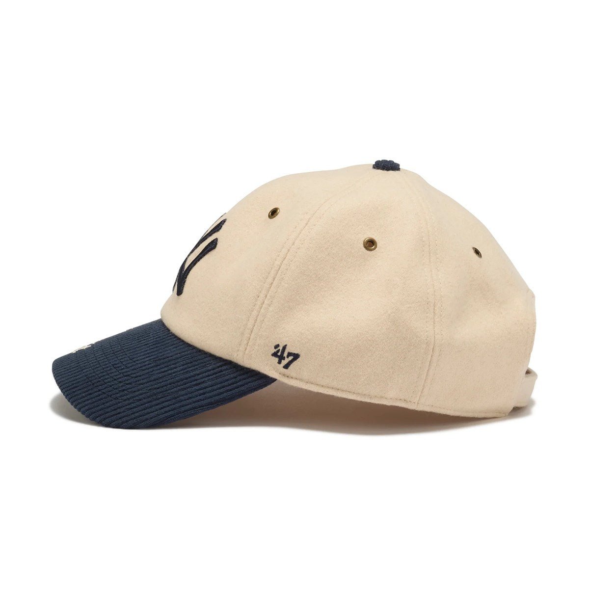 '47 - New York Yankees CLEAN UP ROPE SCRIPT NATURAL/NAVY 【15173599】