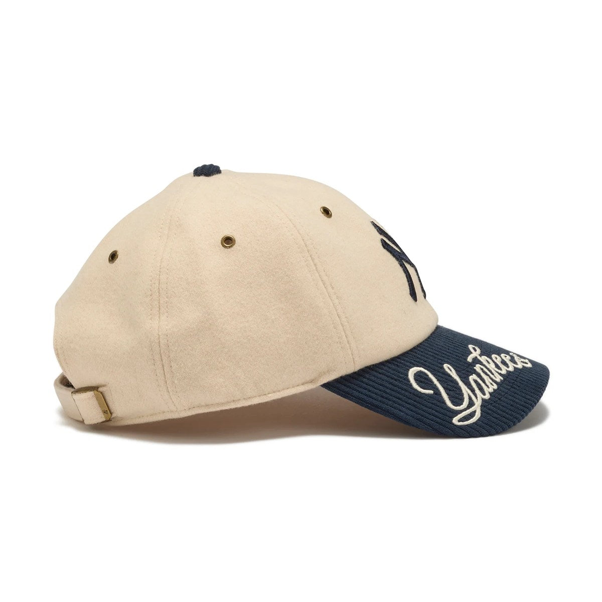 '47 - New York Yankees CLEAN UP ROPE SCRIPT NATURAL/NAVY 【15173599】