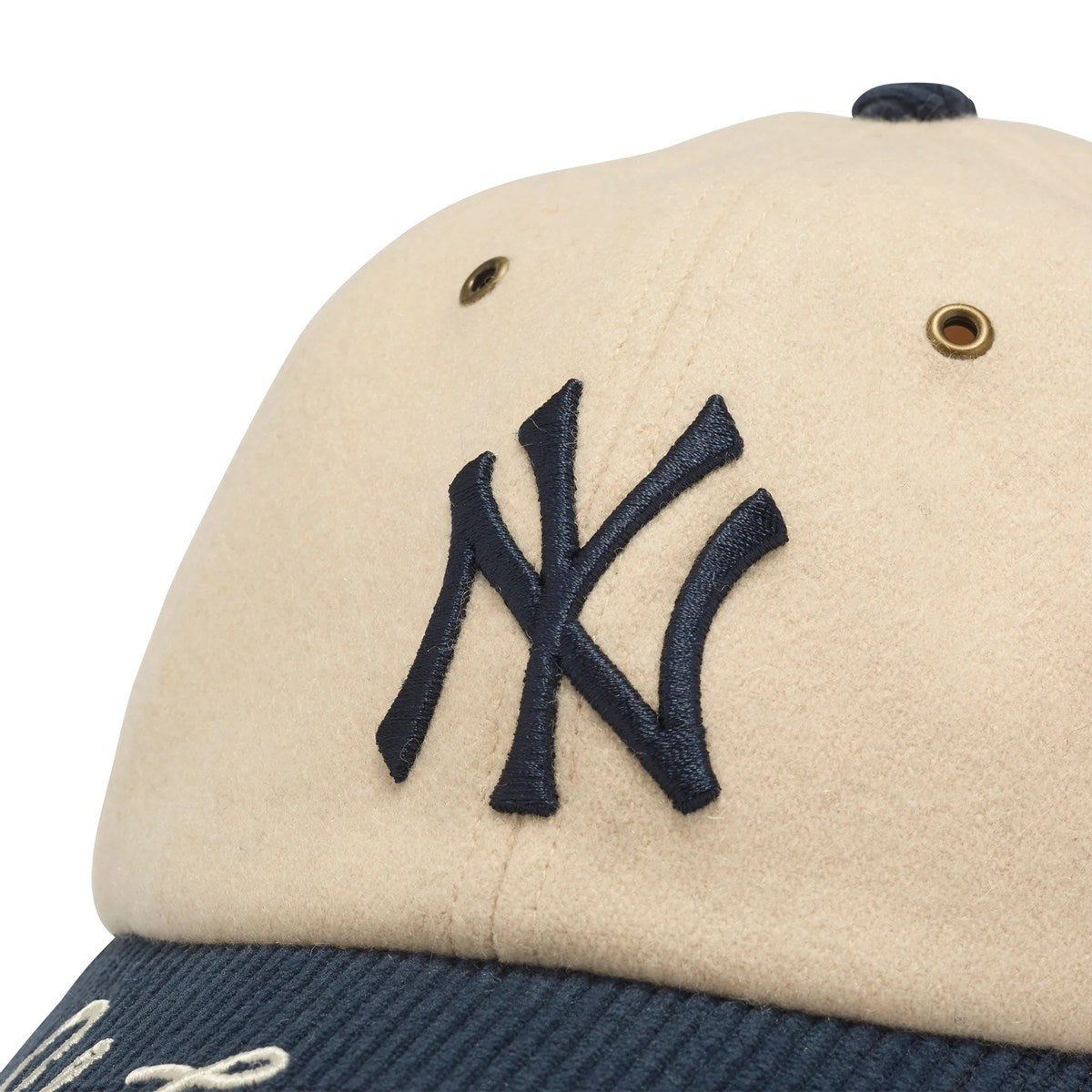 '47 - New York Yankees CLEAN UP ROPE SCRIPT NATURAL/NAVY 【15173599】