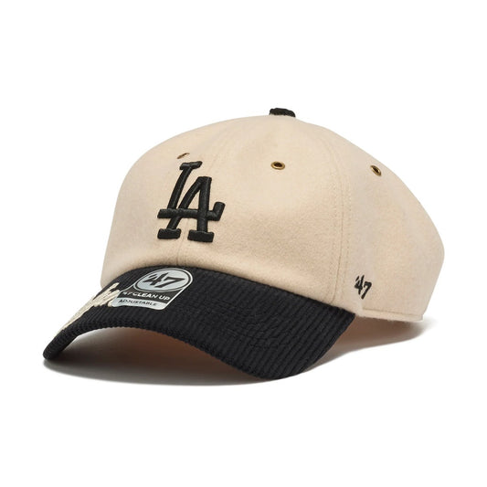 '47 - Los Angeles Dodgers CLEAN UP  ROPE SCRIPT NATURAL/BLACK 【15173600】