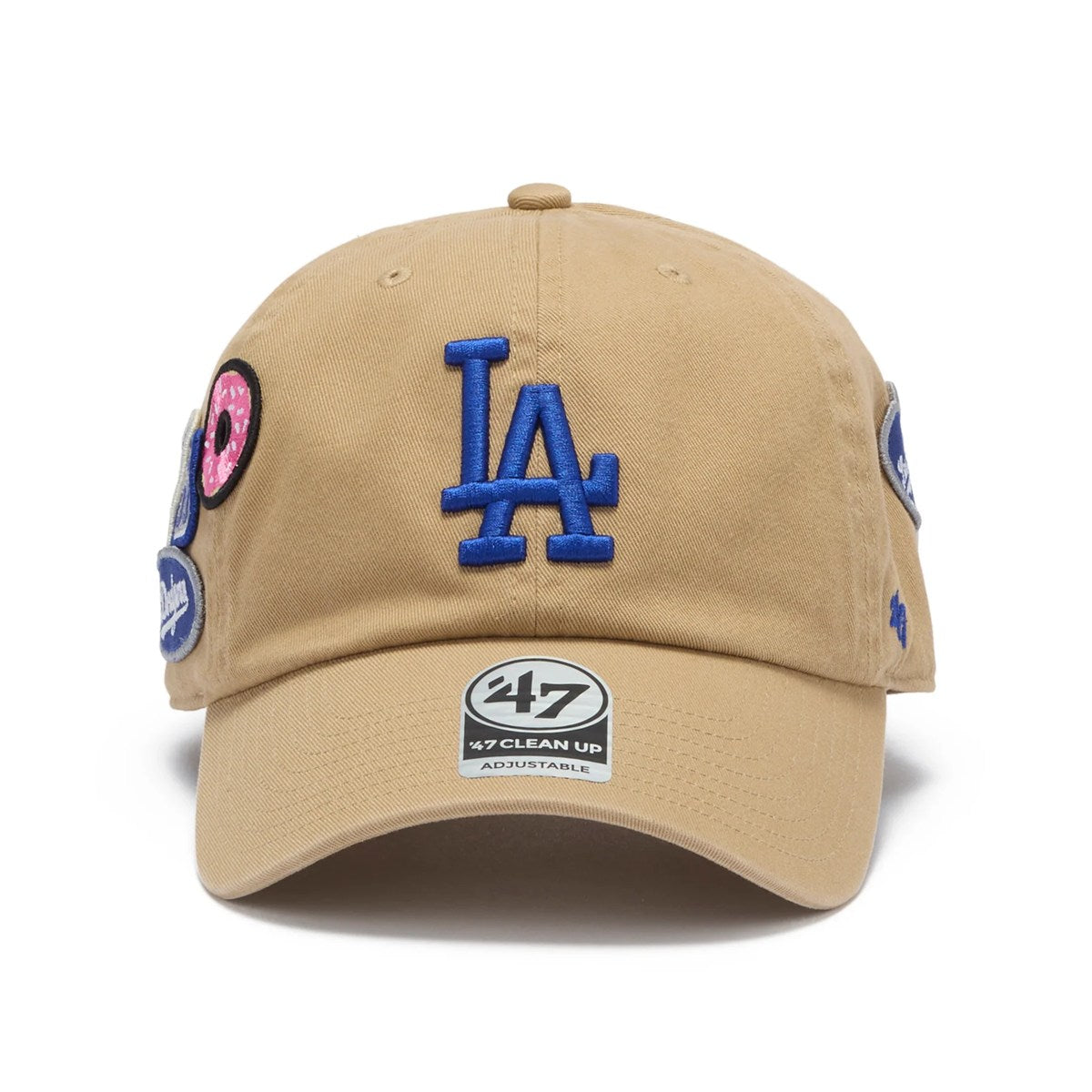 ’47 - Los Angeles Dodgers CLEAN UP BADGES KHAKI 【15173704 47A B-BDGES12GWS-KHA】