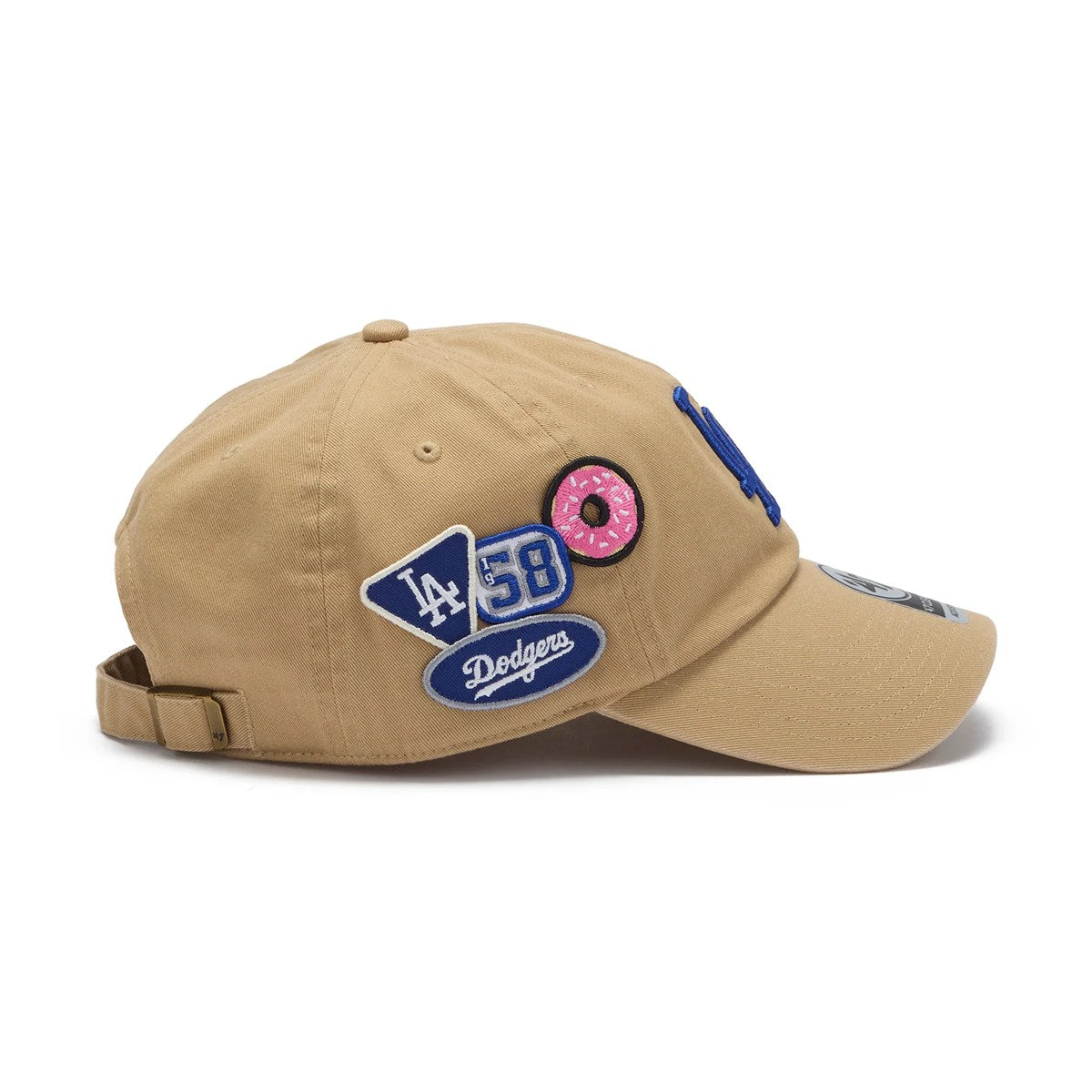 ’47 - Los Angeles Dodgers CLEAN UP BADGES KHAKI 【15173704 47A B-BDGES12GWS-KHA】
