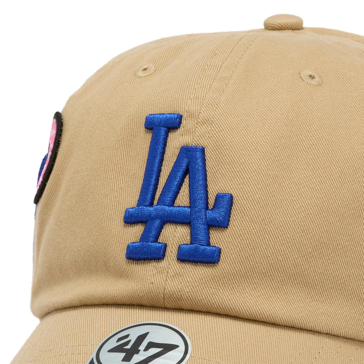 ’47 - Los Angeles Dodgers CLEAN UP BADGES KHAKI 【15173704 47A B-BDGES12GWS-KHA】