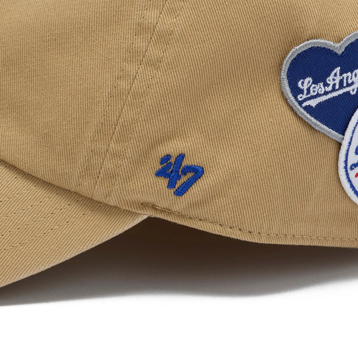 ’47 - Los Angeles Dodgers CLEAN UP BADGES KHAKI 【15173704 47A B-BDGES12GWS-KHA】