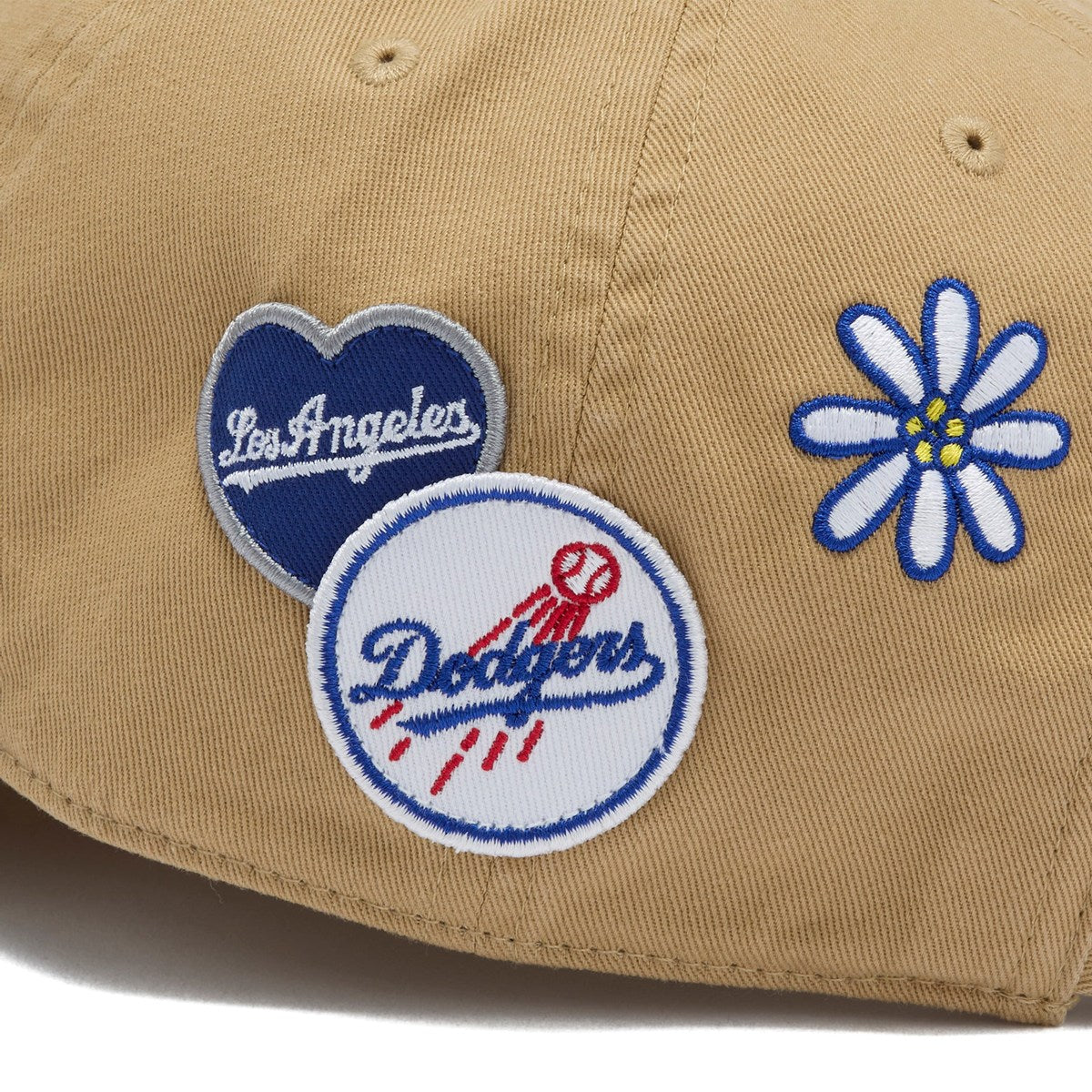 ’47 - Los Angeles Dodgers CLEAN UP BADGES KHAKI 【15173704 47A B-BDGES12GWS-KHA】