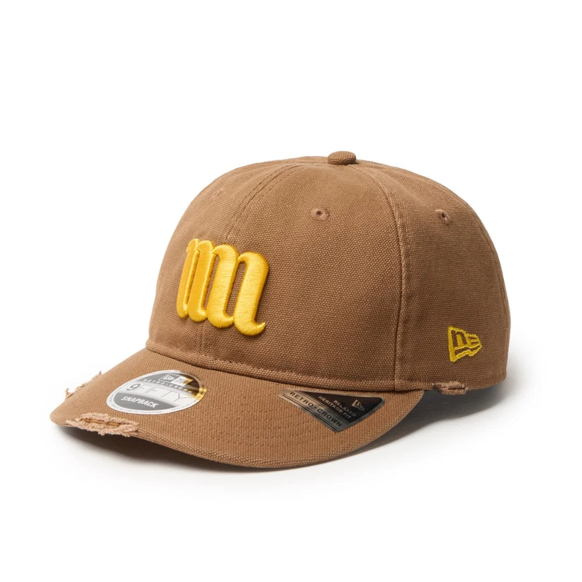 NEW ERA - RC 9FIFTY Curved Visor Powered by GORO（MIN-NANO） MIN-NANO Damage BROWN  【15175390】