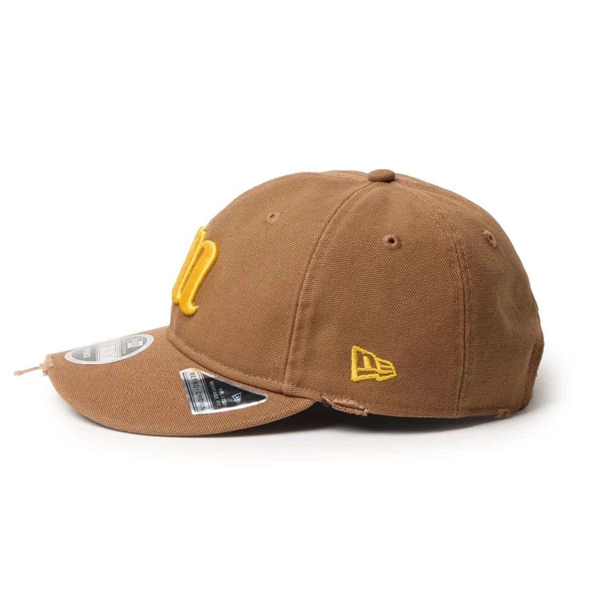 NEW ERA - RC 9FIFTY Curved Visor Powered by GORO（MIN-NANO） MIN-NANO Damage BROWN  【15175390】