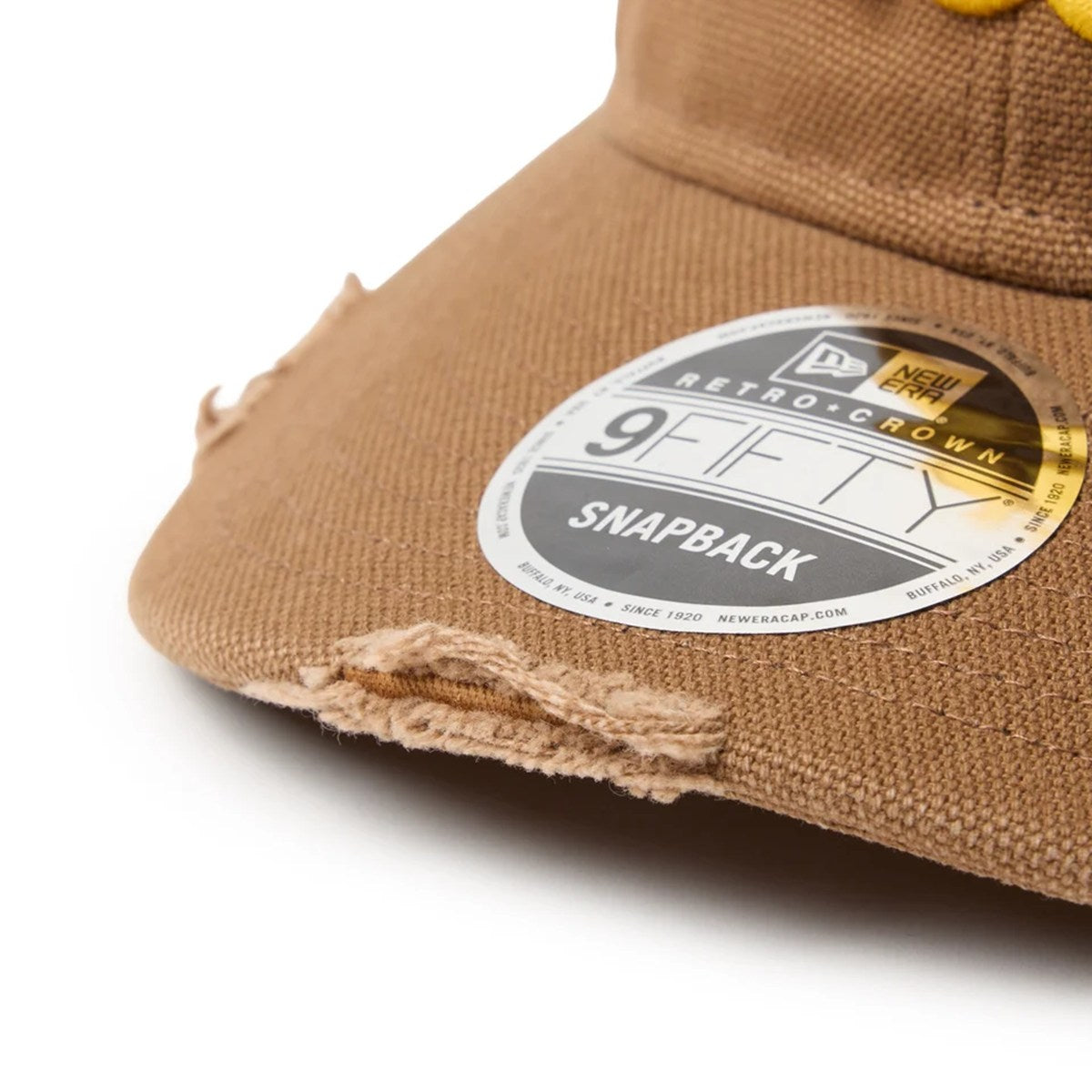 NEW ERA - RC 9FIFTY Curved Visor Powered by GORO（MIN-NANO） MIN-NANO Damage BROWN  【15175390】