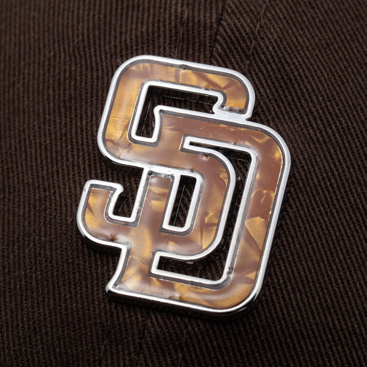 NEW ERA - San Diego Padres 9FORTY UNST Seashell Motif Logo WALNUT【15206572】