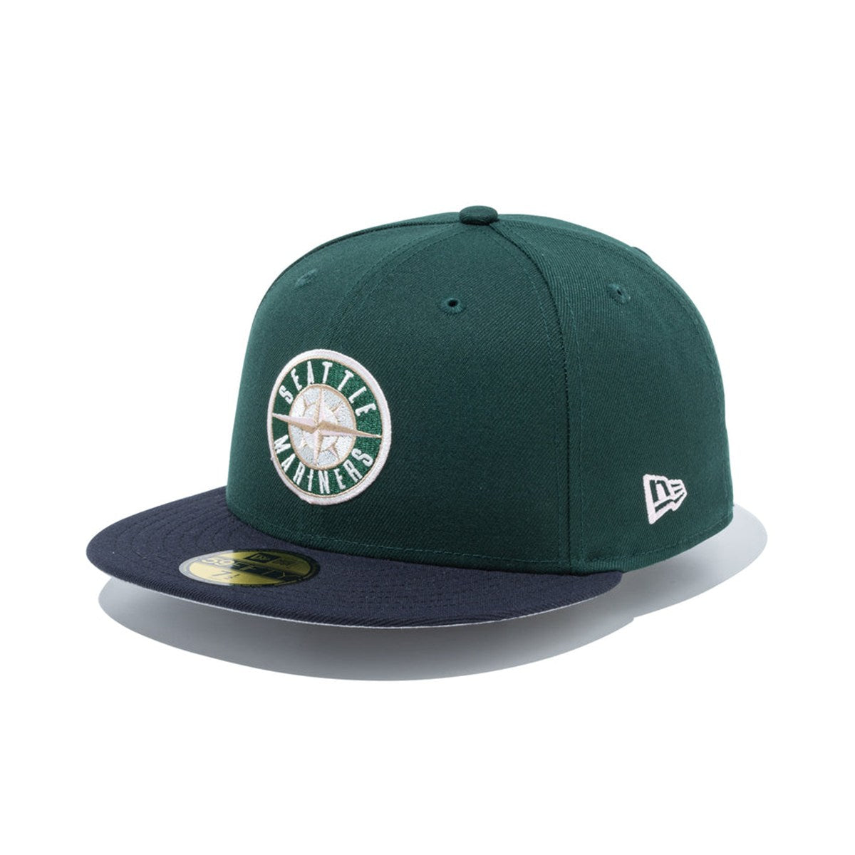 NEW ERA - Seattle Mariners 59FIFTY Mariners Logo DARK GREEN/NAVY 【15387643】