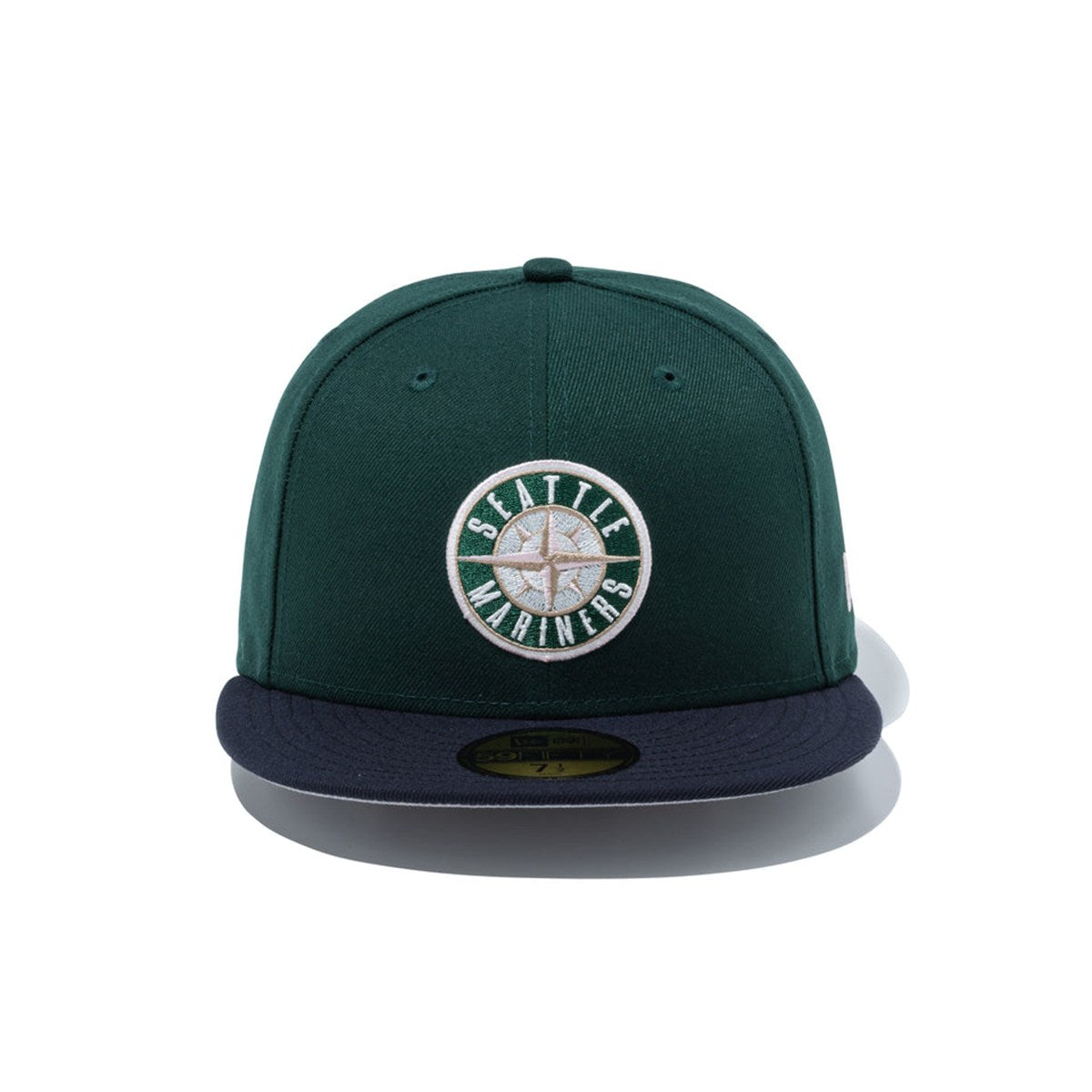 NEW ERA - Seattle Mariners 59FIFTY Mariners Logo DARK GREEN/NAVY 【15387643】